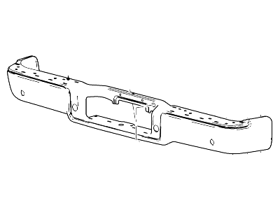 2004 Ford F-150 Bumper - 4L3Z-17906-BA