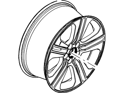 Ford DR3Z-1007-L Wheel Assembly