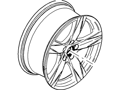 Ford DR3Z-1007-G Wheel Assembly