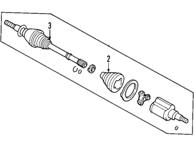 Mercury CV Boot - YL8Z-3A331-AA