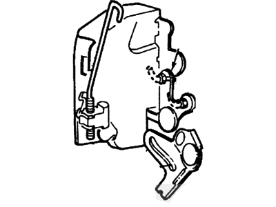 Ford Crown Victoria Door Latch Assembly - 5W7Z-5426412-AA