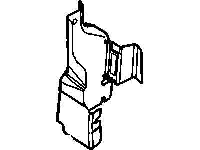 Ford 8A8Z-7441055-A Extension - Floor Side Reinforcemnt