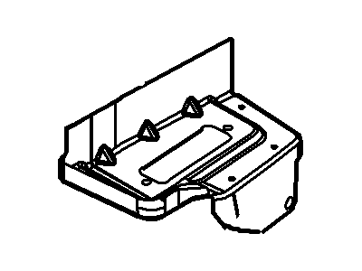 Ford 8A8Z-7411251-A Extension - Rear Floor Pan - Side