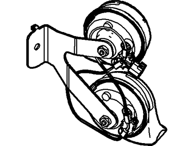 Ford 6E5Z-13832-A Horn Assembly