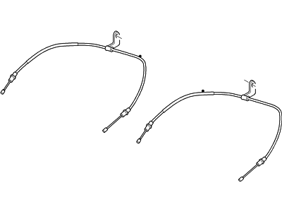 Ford XW4Z-2A635-BD Cable Assy - Parking Brake