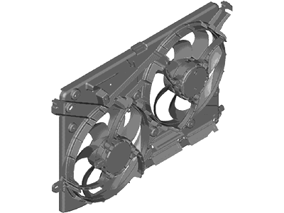 Lincoln MKZ Engine Cooling Fan - DG9Z-8C607-C