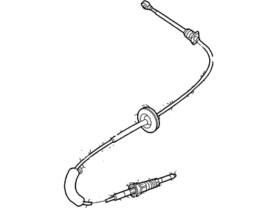 Ford F77Z-7E395-LB Selector Lever Control Cable Assembly