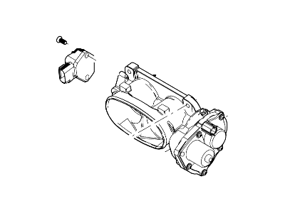 Ford 9R3Z-9E926-B Throttle Body And Motor Assy