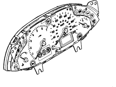 Ford Focus Instrument Cluster - 4S4Z-10849-HA