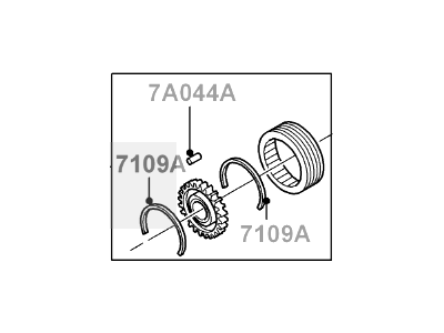 2001 Ford Mustang Synchronizer Ring - F6ZZ-7124-B