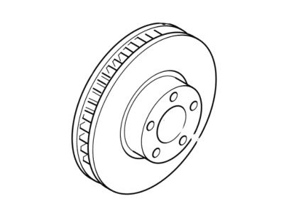 Ford G2MZ-1V125-AAA Rotor Assembly - Brake