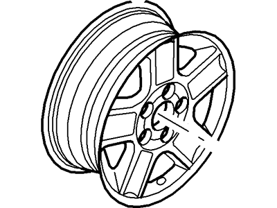 Ford 5L8Z-1007-CA Wheel Assembly