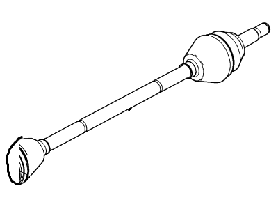 Ford 6S4Z-3B436-BA Front Axle Shaft