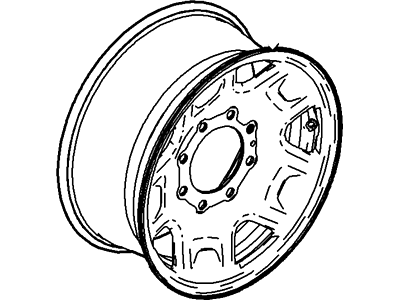 Ford 5C3Z-1015-MA Wheel Assembly