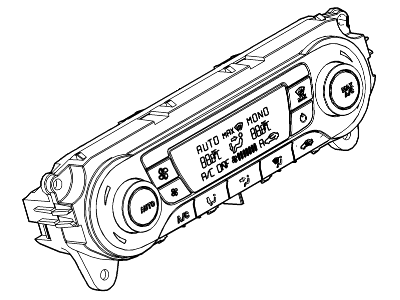 Ford Focus A/C Switch - BM5Z-19980-E