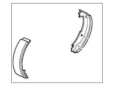 Mercury Parking Brake Shoe - F1VY-2N712-A