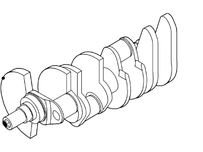 Ford 2R3Z-6303-AA Crankshaft Assembly