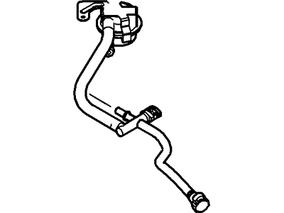 2004 Ford Focus Fuel Filler Hose - 1S4Z-9C047-BA