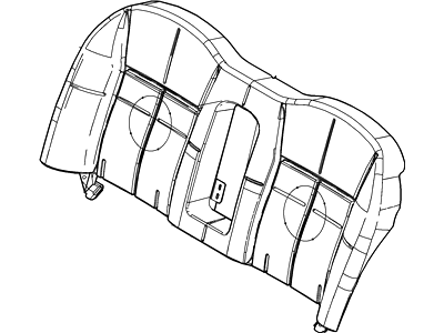 Ford 3W1Z54672A18AB Pad Rear Seat Back