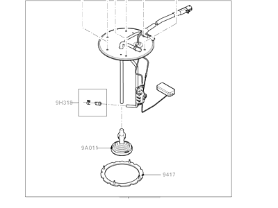 Ford 6C3Z-9275-EA Fuel Tank Sender Assembly