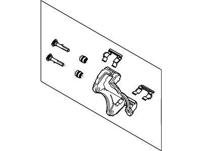 2007 Ford Ranger Brake Caliper Bracket - 6L5Z-2C396-A