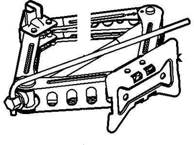 Ford BCPZ-17080-A Jack Assembly - Lifting