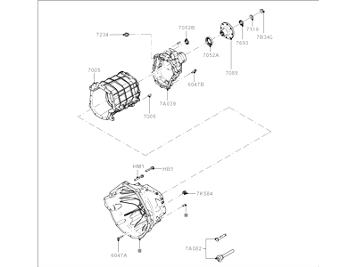 Ford 7R3Z-7003-L Transmission Assembly