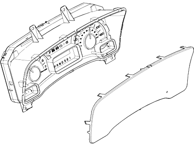 2007 Ford Expedition Speedometer - 7L1Z-10849-GA