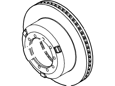 Ford 6C3Z-2C026-BA Rotor Assembly - Brake