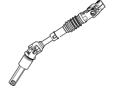 2010 Ford Focus Steering Shaft - 8S4Z-3B676-A