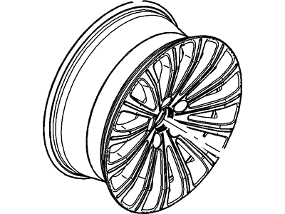 2013 Lincoln MKX Spare Wheel - BA1Z-1007-A