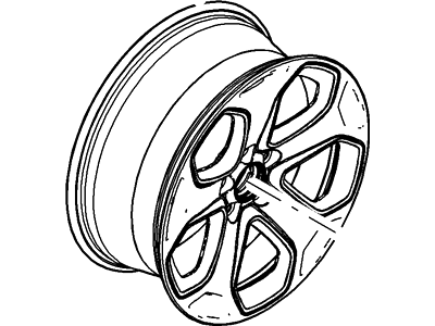 2015 Lincoln MKX Spare Wheel - BT4Z-1007-B