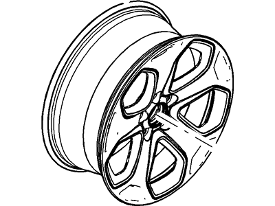 Ford BT4Z-1007-B Wheel Assembly