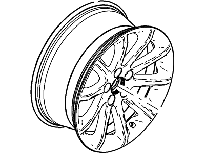 2015 Lincoln MKX Spare Wheel - BA1Z-1007-C
