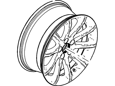 Ford BA1Z-1007-C Wheel Assembly