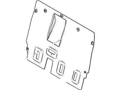 Ford 8A8Z-7460509-B Panel Assembly - Back