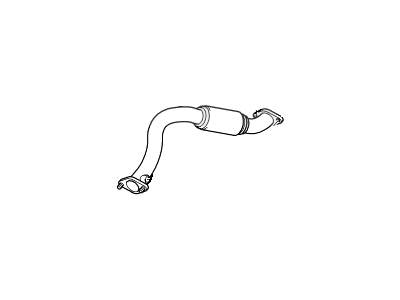 2003 Ford Focus Exhaust Pipe - YS4Z-5G203-AA
