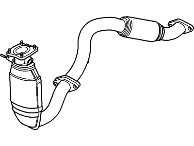 2003 Ford Focus Catalytic Converter - 3S4Z-5E212-CC