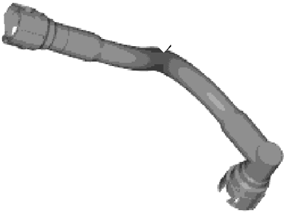 Ford Transit Crankcase Breather Hose - DK4Z-6758-B