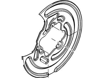 Ford DG1Z-2C029-A Splash Shield