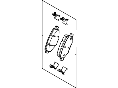 Ford DG1Z-2200-B Pad - Brake