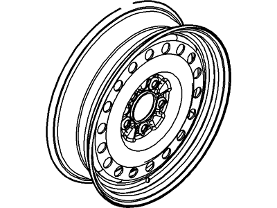 Ford 3R3Z-1007-CB Wheel Assembly