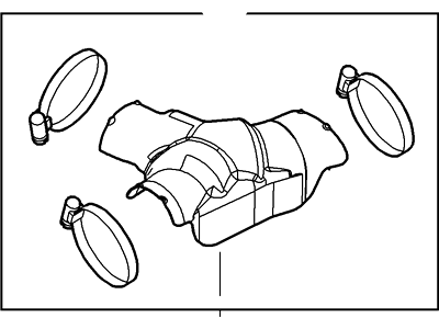 Ford Fusion Exhaust Heat Shield - 7E5Z-5E258-A