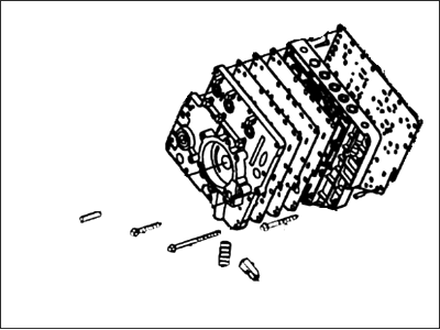 1997 Mercury Sable Valve Body - XF1Z-7A100-BRM