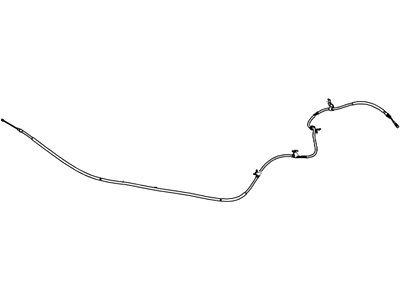 Ford Police Interceptor Utility Parking Brake Cable - BB5Z-2A635-B