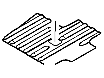 Ford 4L2Z-7811531-AA Insulator - Floor