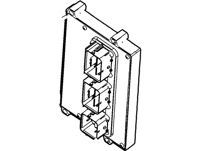 Mercury Engine Control Module - 8E5Z-12A650-XA