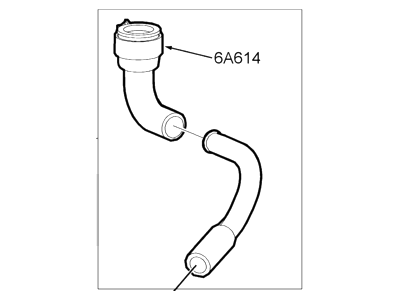 Ford YF1Z-6A664-BB Connecting Hose