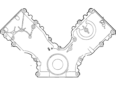 Ford F-250 Super Duty Timing Cover - F81Z-6019-AA