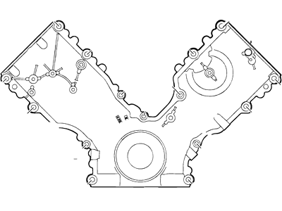 Ford F81Z-6019-AA Cover Assy - Cylinder Head Front